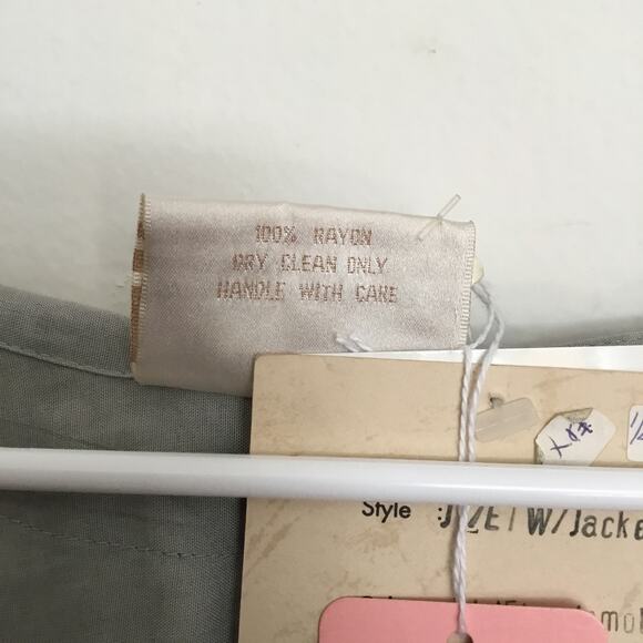 Nativewear Designs Womens Long Kimono Coat XS Cream Gray Beaded Patchy Oversize - Picture 6 of 10